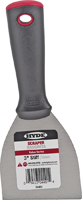 HYDE 04401 Paint Scraper, 3 in W Blade, Single-Edge Blade, HCS Blade,