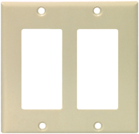 Eaton Cooper Wiring 2152 Series 2152V-BOX Standard-Size Wallplate, 4-Gang,