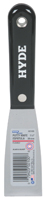 HYDE Black & Silver 02100 Putty Knife, 1-1/2 in W Blade, HCS Blade, Nylon