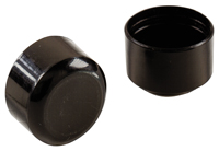 Shepherd Hardware 9114 Furniture Leg Tip, Round, Plastic, Black