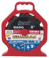 Freud SD208S Dado Blade Set, 5/8 in Arbor, 12-Teeth