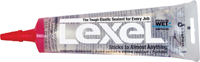 Lexel 13013 Elastic Sealant, Clear, 7 days Curing, 0 to 120 deg F, 5 oz