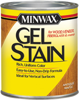 Minwax 66030000 Gel Stain; Antique Maple; Liquid; 1 qt