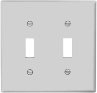 Eaton Wiring Devices 5139W-BOX Wallplate, 4-1/2 in L, 4.56 in W, 2 -Gang,