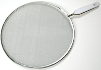 CHEF CRAFT 21006 Splatter Screen, 10 in Dia, Stainless Steel Screen,