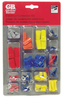 GB TK-100 Wire Connector Kit, Solderless, Assorted, For: 22 to 10 AWG Wire,