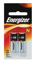 Energizer E90 Series E90BP-2 Alkaline Battery, Zinc, Manganese Dioxide, 1.5