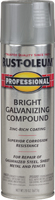 RUST-OLEUM PROFESSIONAL 7584838 Galvanizing Compound Spray Paint, Bright