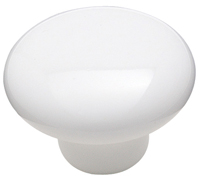 Amerock Allison Value Series 217WHT Cabinet Knob, 11/16 in Projection,