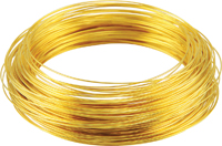 HILLMAN 50150 Utility Wire, 25 ft L, 16 Gauge, Brass