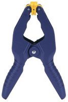 IRWIN 58200 Spring Clamp, 2 in Clamping, Resin, Blue/Yellow