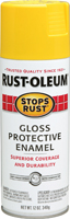 RUST-OLEUM STOPS RUST 7747830 Protective Enamel Spray Paint, Gloss, Sunburst