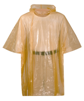 Diamondback 1743B Emergency Poncho, One-Size, PVC, Hooded Collar