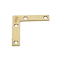 National Hardware V117 Series N190-884 Corner Brace; 0.07 in; Steel; Brass