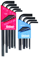 Eklind 10022 Hex Key Combo Set, 22-Piece, Steel, Black