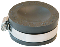 FERNCO QC-102 Pipe Cap, 2 in Connection, Slip, PVC