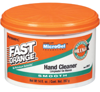 Permatex 33013 Hand Cleaner, Paste, White, Orange, 14 oz Tub