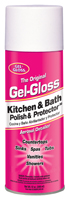 Gel-Gloss GA-12 Cleaner and Polish; 12 oz Can; Liquid; Characteristic; Milky