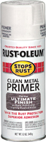 RUST-OLEUM STOPS RUST 7780830 Primer Spray, White, Flat/Matte, 12 oz