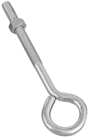 National Hardware N221-283 Eye Bolt, 3/8-16 Thread, 3 in L Thread, 1 in ID