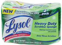 Quickie Lysol 57507-2CAN Scrub Sponge