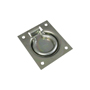 National Hardware V177 Series N203-752 Flush Ring Pull, 3 in L, Steel, Zinc