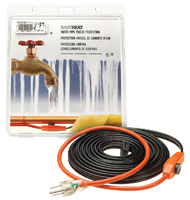 EasyHeat AHB-019A Pipe Heating Cable, 120 V, 63 W, 9 ft L, 1 in Dia