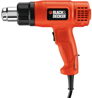 Black+Decker HG1300 Dual Temperature Heat Gun, 120 V, 12 cfm, 6 ft L Cord