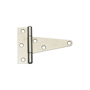 National Hardware N129-023 T-Hinge, 3.3 in W Frame Leaf, 1.127 in H Frame