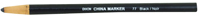 DIXON TICONDEROGA 00077 China Marker, Black, 7 in L