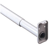 John Sterling Closet-Pro RP0022-72120 Adjustable Closet Rod with Flange, 1