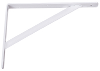 Knape & Vogt 208 WH 400 Shelf L-Bracket, Steel