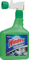 Windex 10122 Glass Cleaner, 32 oz Bottle, Liquid, Characteristic, Clear