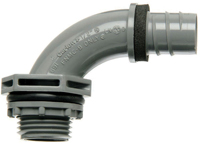 Carlon LN20DA-CTN Liquidtight Conduit Elbow, Threaded, Gray