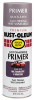 RUST-OLEUM STOPS RUST 2081830 Automotive Primer Spray Paint, Light Gray, 12