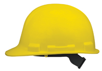 SAFETY WORKS SWX00345 Hard Hat; 4-Point Textile Suspension; HDPE Shell;