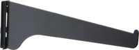 Knape & Vogt 180 BLK 10 Shelf Bracket, Steel, Powder-Coated