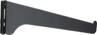 Knape & Vogt 180 BLK 12 Shelf Bracket, Steel, Powder-Coated