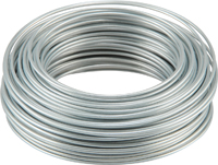 HILLMAN 50132 Utility Wire, 50 ft L, 19 Gauge, Galvanized Steel