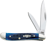 CASE 02802 Folding Pocket Knife, 2.1 in Clip, 1.53 in Pen L Blade, Stainless