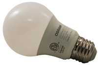 Sylvania 73888 Semi-Directional LED Bulb, 120 V, 8.5 W, Medium E26, A19