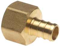 Apollo Valves APXFA1212 Pipe Adapter, 1/2 in, PEX x FPT, Brass, 200 psi