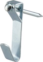 OOK 50052 Conventional Hook, 20 lb, Steel, Zinc