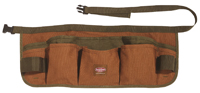 Bucket Boss 80100 Apron, 52 in Waist, Duckwear Canvas, Brown, 13-Pocket