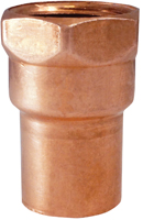 EPC 103 Series 30170 Pipe Adapter, 1-1/4 in, Sweat x FNPT, Copper