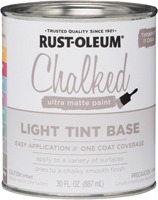 RUST-OLEUM Chalked 287688 Chalky Paint, Chalked/Ultra Matte, 30 oz, Quart