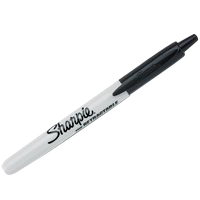 Sharpie 32724 Retractable Permanent Marker; Black Lead/Tip