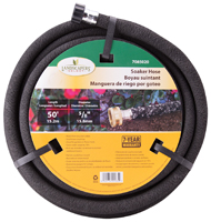 Landscapers Select HOSE-50-B-53L Soaker Hose, 50 ft L, Brass Male and Female