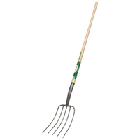 Landscapers Select Manure Fork, 54 In L Wood, 5 Pieces