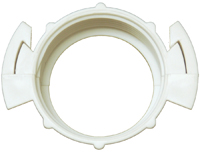 Plumb Pak PP9255SPLT Split Wing Nut, Plastic, White, For: Existing Brass,